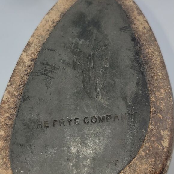 Frye Miranda Lace Leather Heels Distressed Booties - Picture 14 of 16